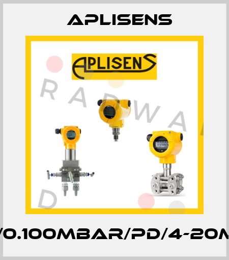 PCE-28/0.100mbar/PD/4-20mA/G1/2" Aplisens