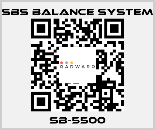 SB-5500 SBS BALANCE SYSTEM