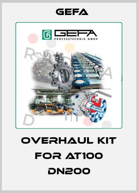 Overhaul Kit for AT100 DN200 Gefa