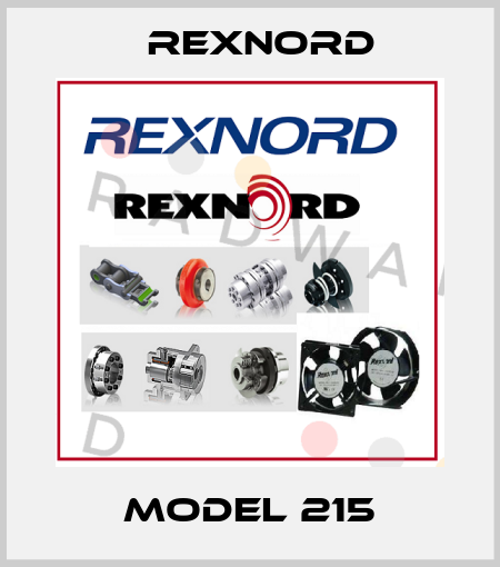 Model 215 Rexnord