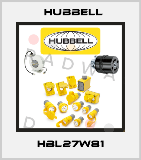 HBL27W81 Hubbell