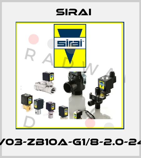 L172V03-ZB10A-G1/8-2.0-24VDC Sirai