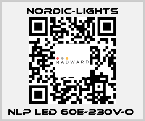NLP LED 60E-230V-O  nordic-lights