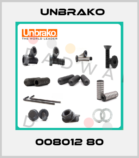 008012 80 Unbrako