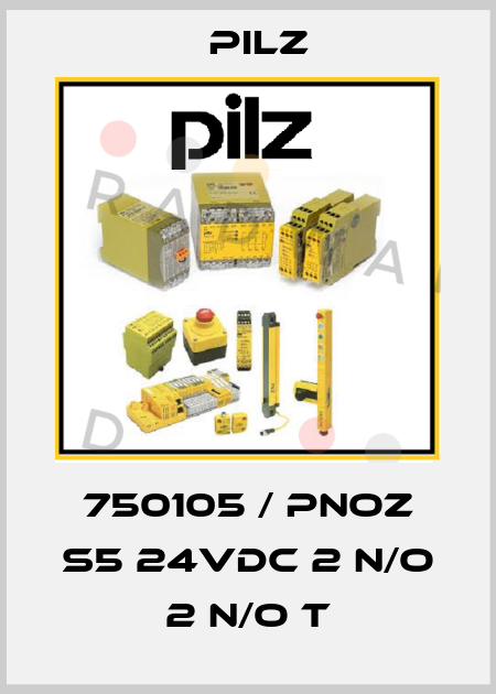 750105 / PNOZ s5 24VDC 2 n/o 2 n/o t Pilz