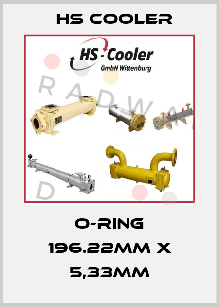 O-ring 196.22mm x 5,33mm HS Cooler