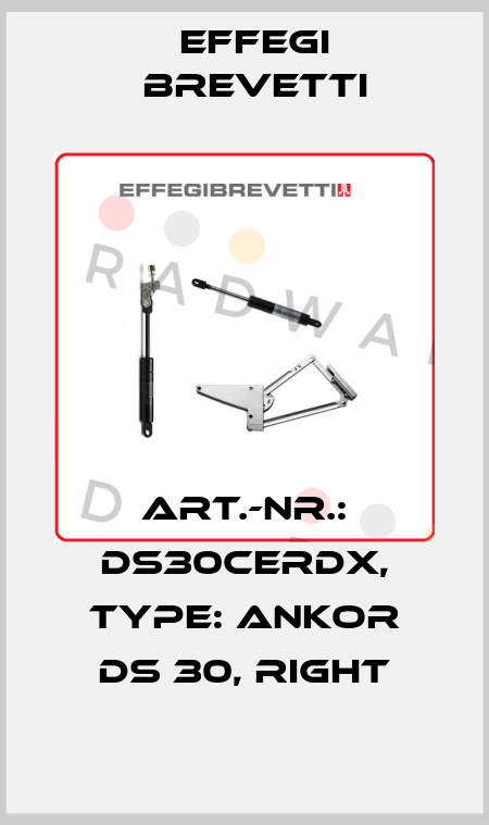 Art.-Nr.: DS30CERDX, Type: Ankor DS 30, right Effegi Brevetti