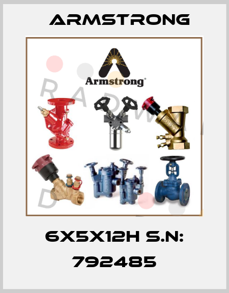 6x5x12h S.N: 792485 Armstrong