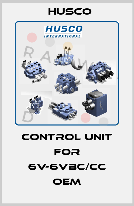 control unit for 6V-6VBC/CC OEM Husco