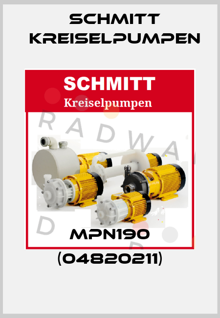 MPN190 (04820211) Schmitt Kreiselpumpen