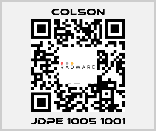 JDPE 1005 1001 Colson