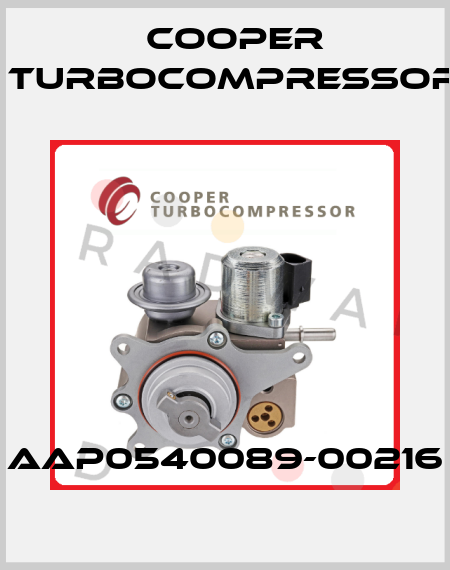 AAP0540089-00216 Cooper Turbocompressor