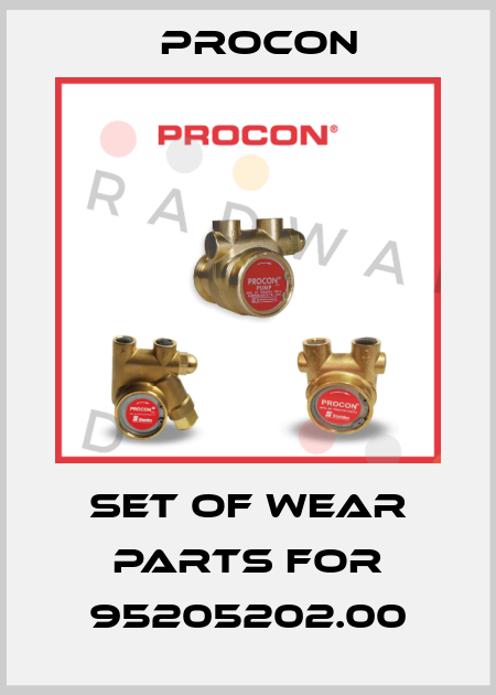 Set of wear parts for 95205202.00 Procon