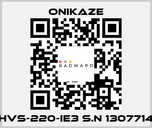 HVS-220-IE3 S.N 1307714 Onikaze