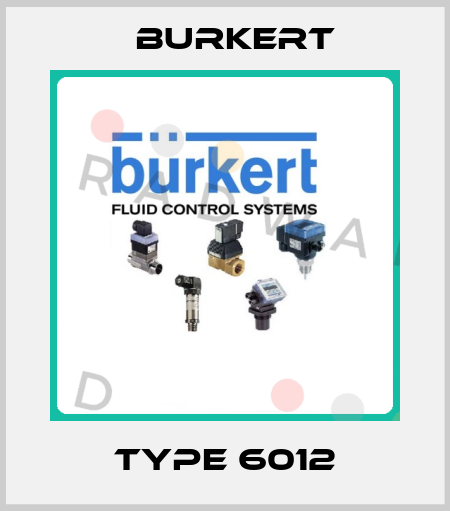 TYPE 6012 Burkert