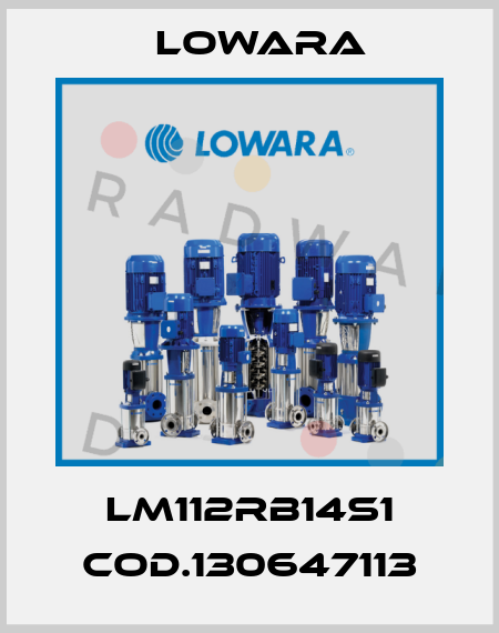 LM112RB14S1 cod.130647113 Lowara