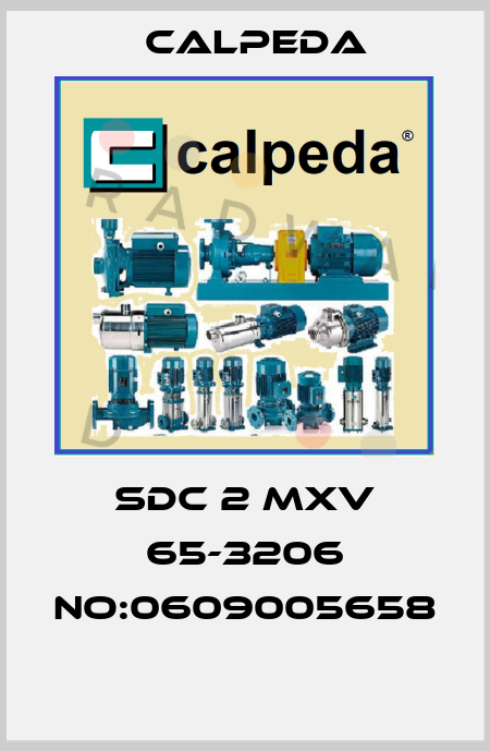 SDC 2 MXV 65-3206 NO:0609005658  Calpeda