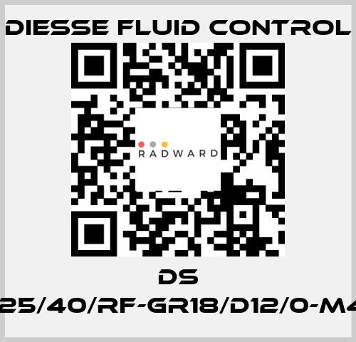 DS LG-RBR17-25/40/RF-GR18/D12/0-M420-CS/CS DIESSE Fluid Control