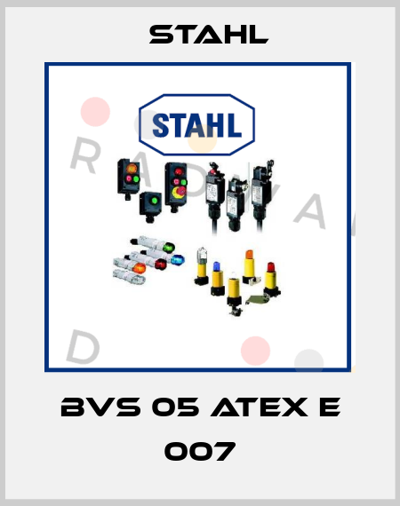 BVS 05 ATEX E 007 Stahl