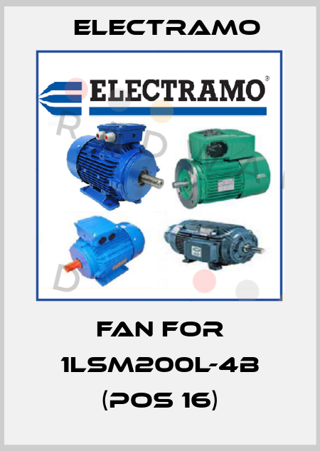 fan for 1LSM200L-4B (Pos 16) Electramo