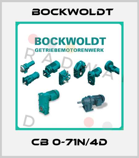 CB 0-71N/4D Bockwoldt