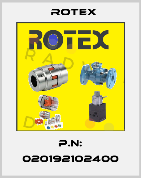 P.N: 020192102400 Rotex