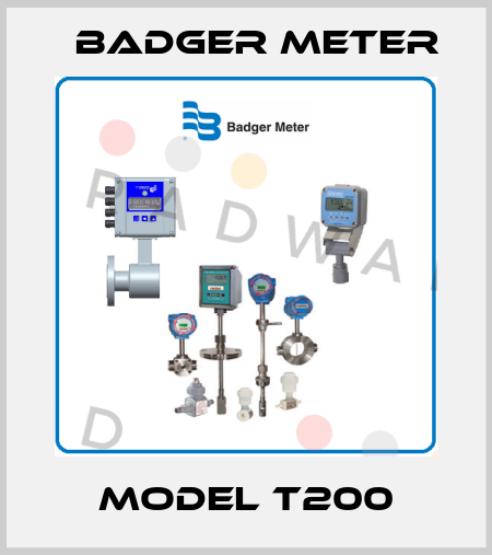 MODEL T200 Badger Meter