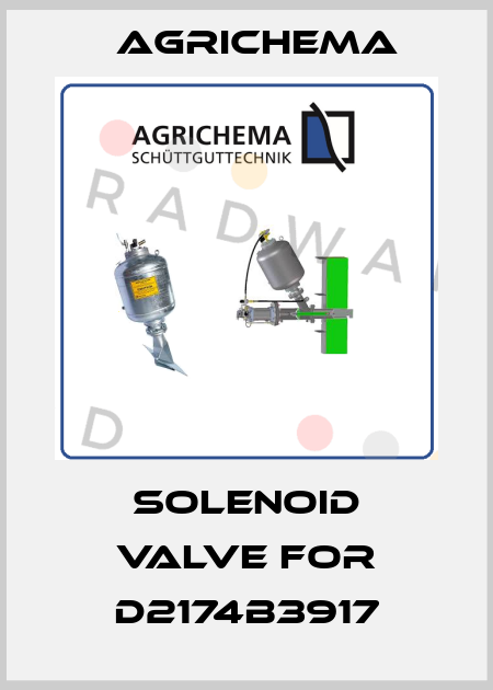 solenoid valve for D2174B3917 Agrichema