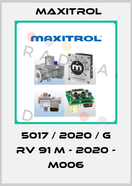 5017 / 2020 / G RV 91 M - 2020 - M006 Maxitrol