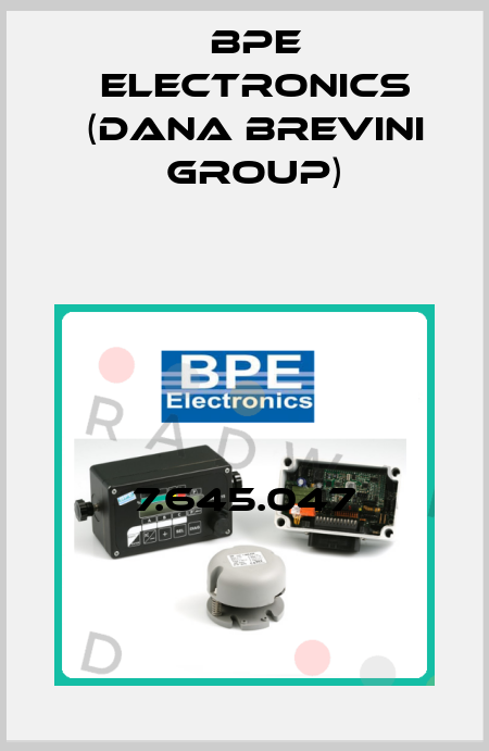 7.645.047 BPE Electronics (Dana Brevini Group)