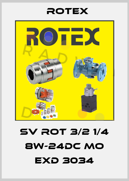 SV ROT 3/2 1/4 8W-24DC MO EXD 3034 Rotex