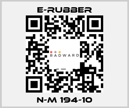 N-M 194-10 e-rubber