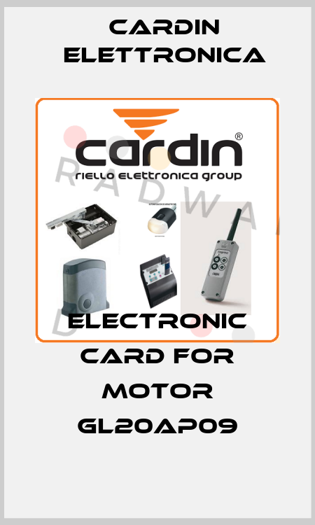 electronic card for motor GL20AP09 Cardin Elettronica