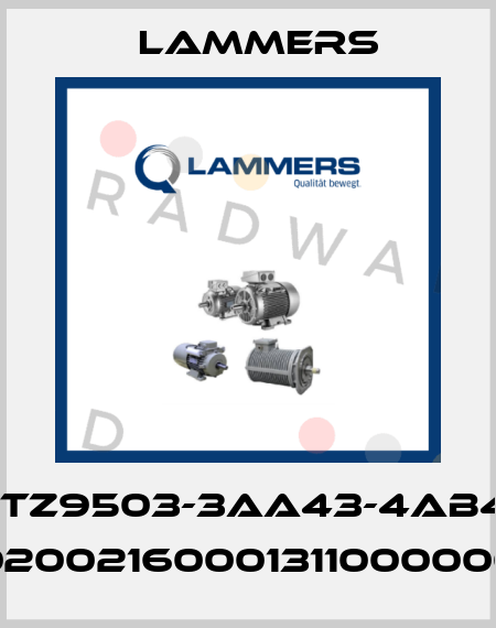 1TZ9503-3AA43-4AB4 (02002160001311000000) Lammers