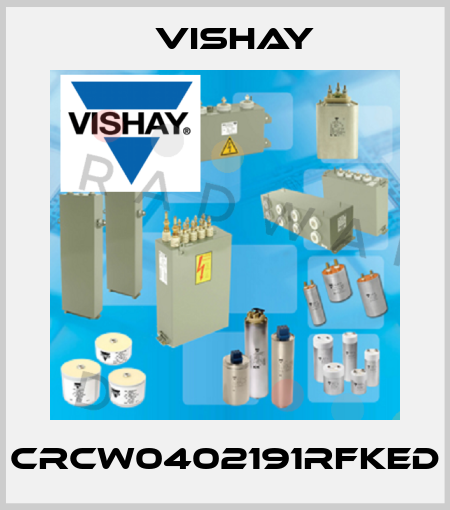 CRCW0402191RFKED Vishay