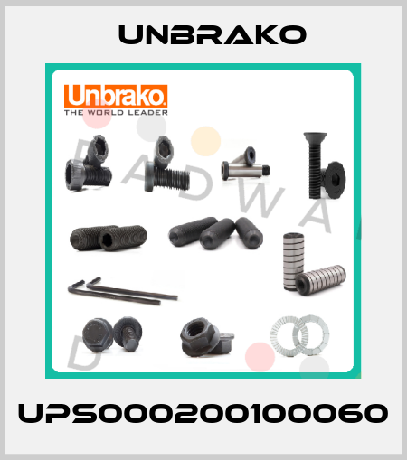 UPS000200100060 Unbrako