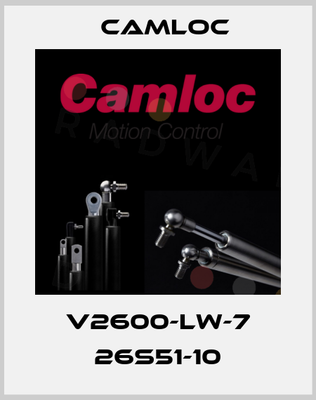 V2600-LW-7 26S51-10 Camloc
