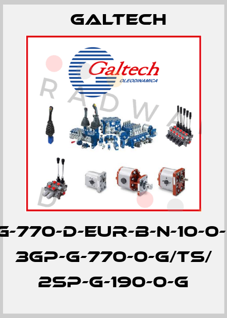 3GP-G-770-D-EUR-B-N-10-0-G/TS/ 3GP-G-770-0-G/TS/ 2SP-G-190-0-G Galtech