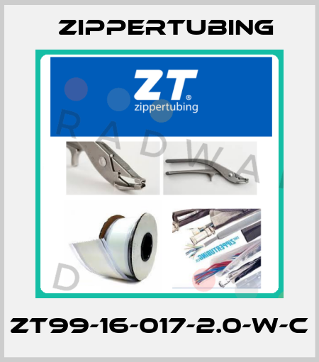 ZT99-16-017-2.0-W-C Zippertubing