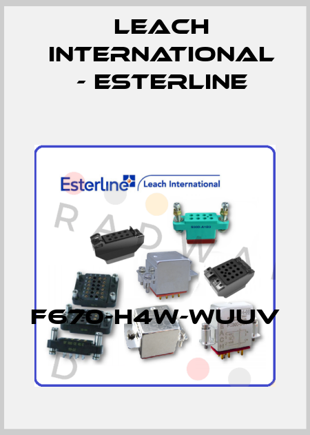 F670-H4W-WUUV Leach International - Esterline