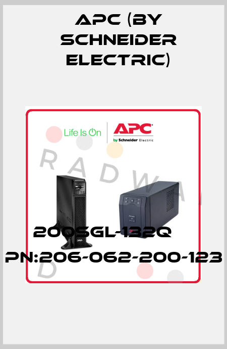 200SGL-132Q     PN:206-062-200-123 APC (by Schneider Electric)