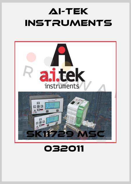 SK11729 MSC 032011  AI-Tek Instruments