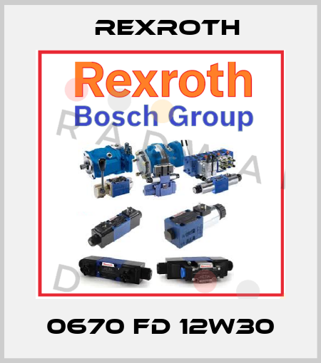 0670 FD 12W30 Rexroth