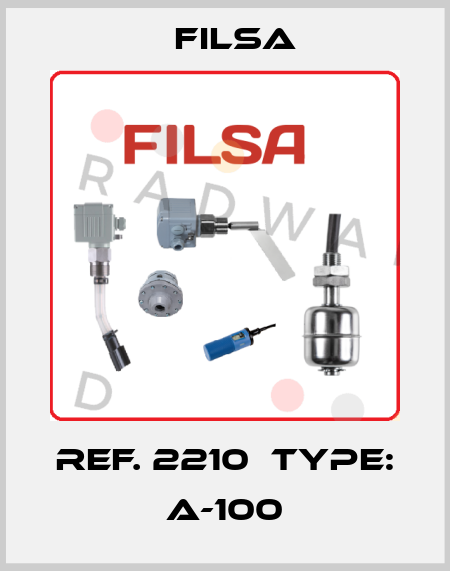 Ref. 2210  Type: A-100 Filsa