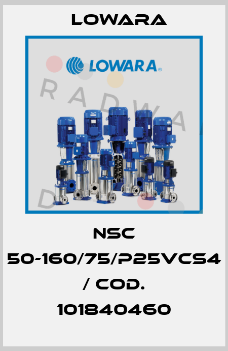 NSC 50-160/75/P25VCS4 / COD. 101840460 Lowara