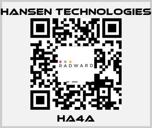 HA4A HANSEN TECHNOLOGIES