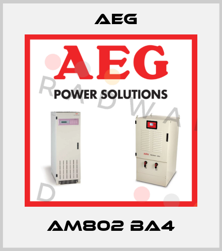 AM802 BA4 AEG