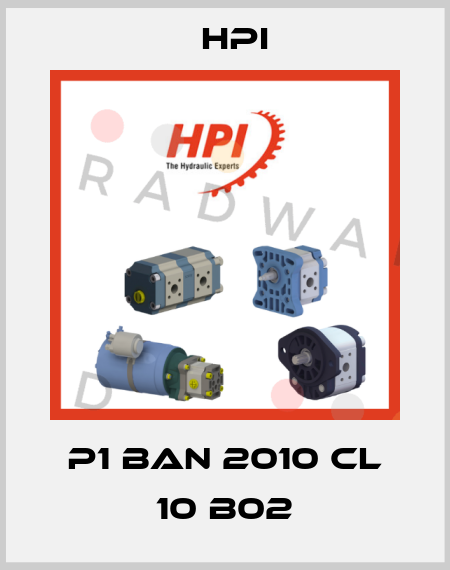 P1 BAN 2010 CL 10 B02 HPI