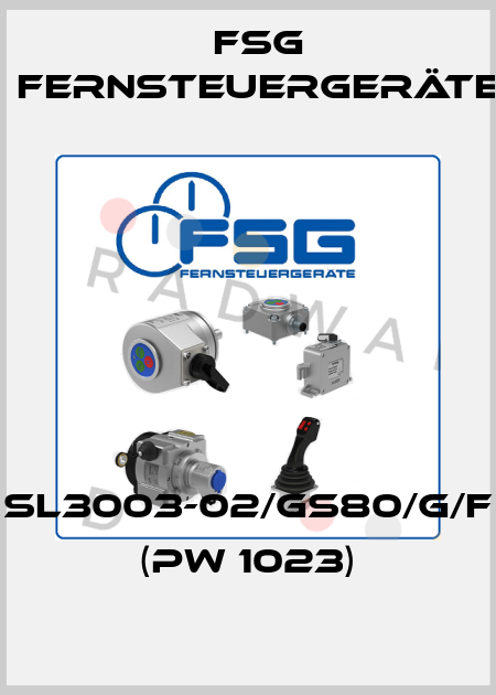 SL3003-02/GS80/G/F (PW 1023) FSG Fernsteuergeräte
