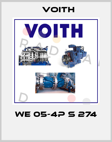 We 05-4P S 274 	  Voith